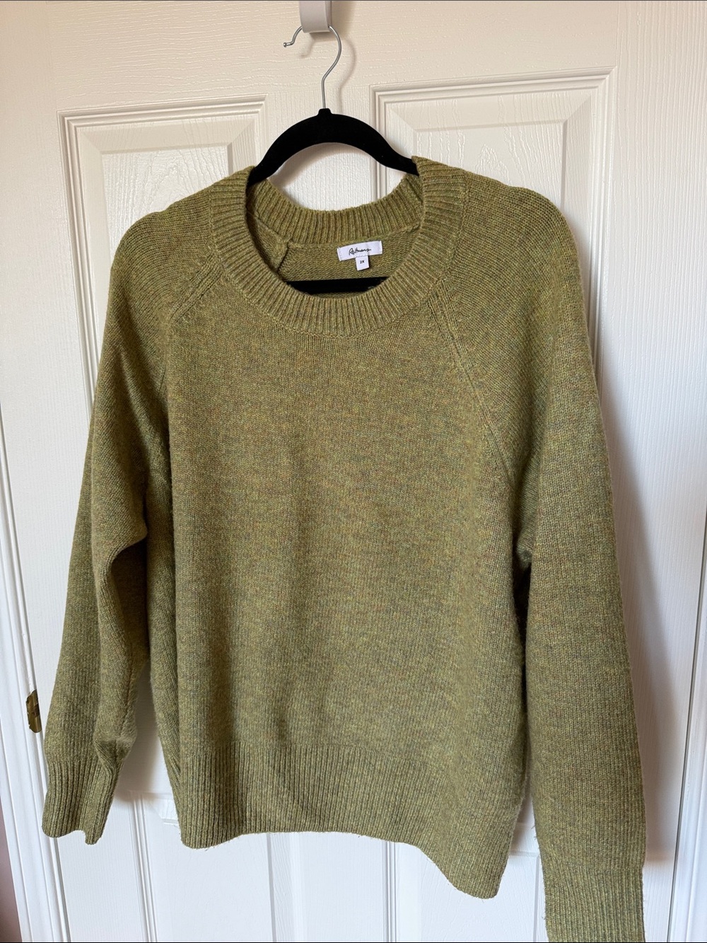 Reitmans Olive Green Crewneck Sweater